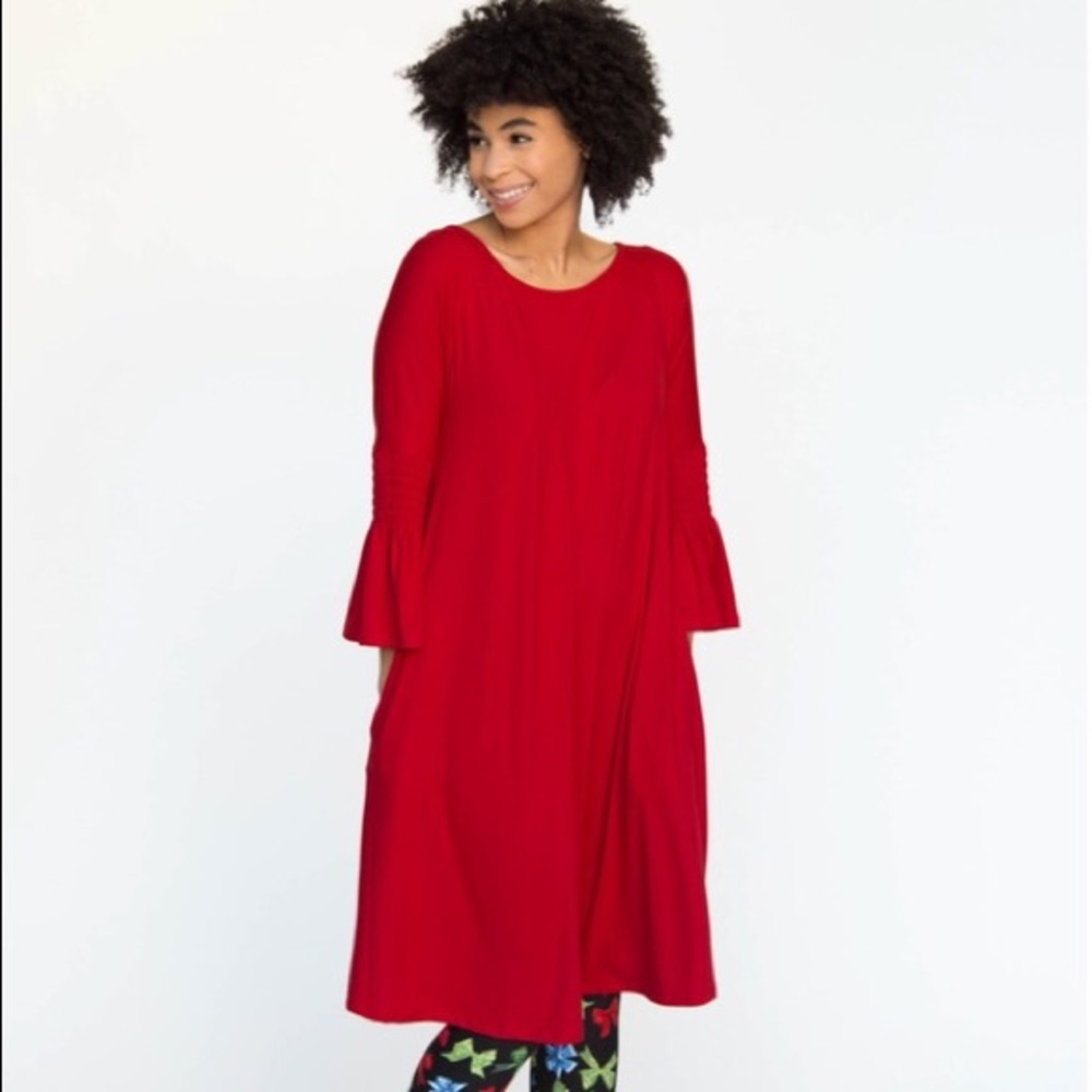 Agnes & Dora Walker Dress - Red NWT